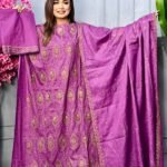 জমজম বুটিকসের সুন্দর আনস্টিচড থ্রি-পিস